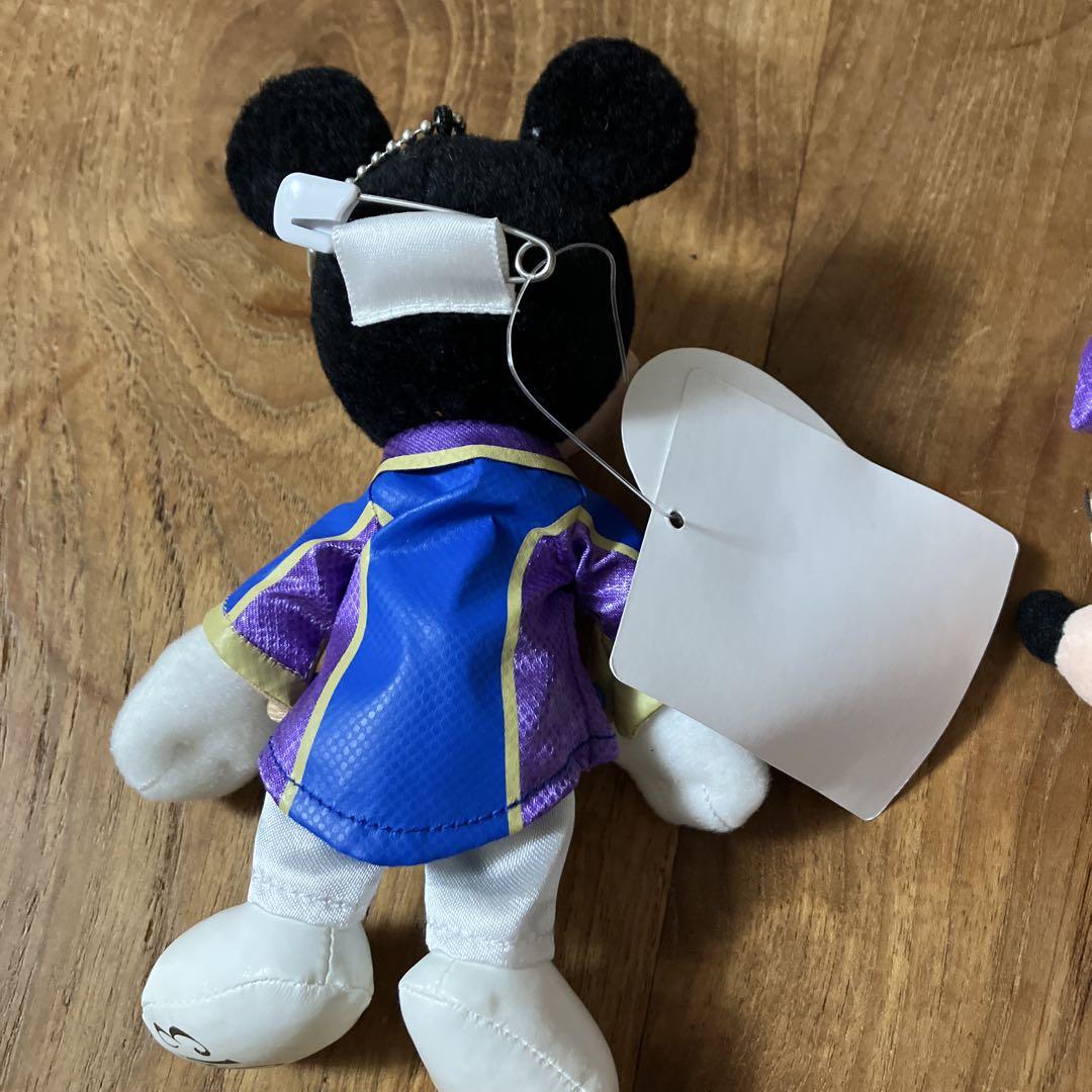 ディズニー バレンタインナイト　ぬいぐるみバッジ ミッキー ミニー Disney ミッキー＆ミニー ぬいぐるみバッジ ペアセット