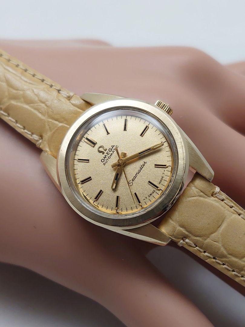 OH済 1968年製 オメガ シーマスター レディース 自動巻き ノンデイト仕様