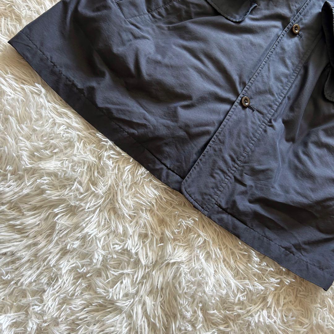 【美品】4way バーバリー モッズコート ノバチェック ネイビー 中綿 LY
