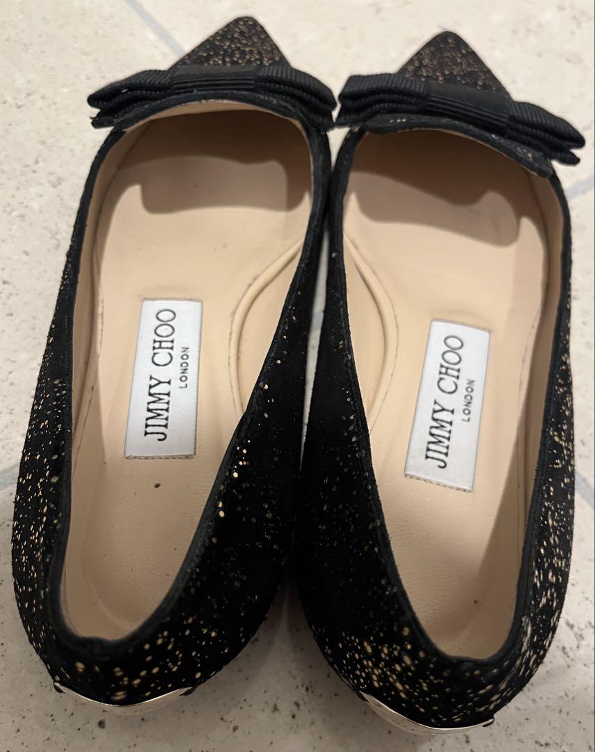 JIMMY CHOO ジミーチュウ　GALA ブラック/ゴールド35