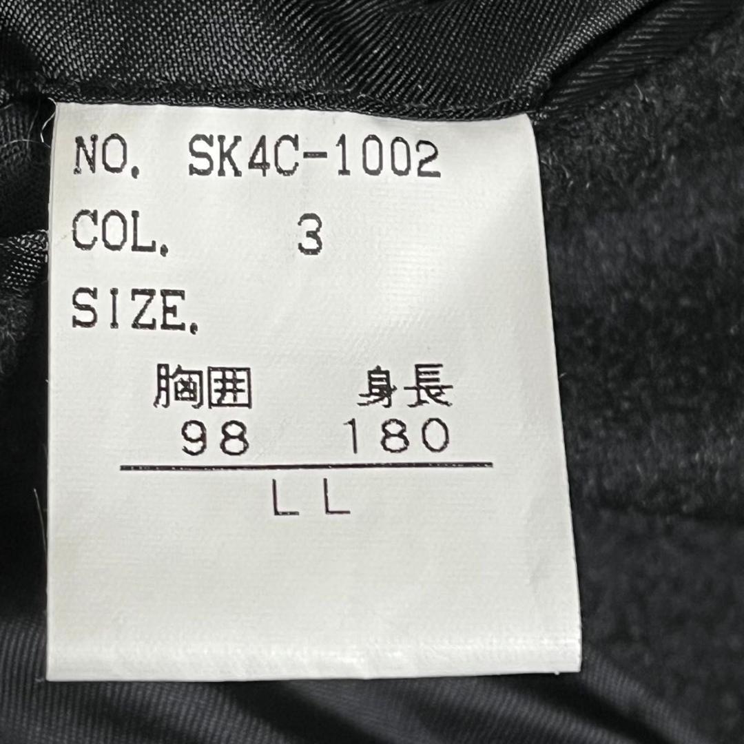 【希少サイズXL】ロングチェスターコート　カシミヤ100%　マキシ丈　黒