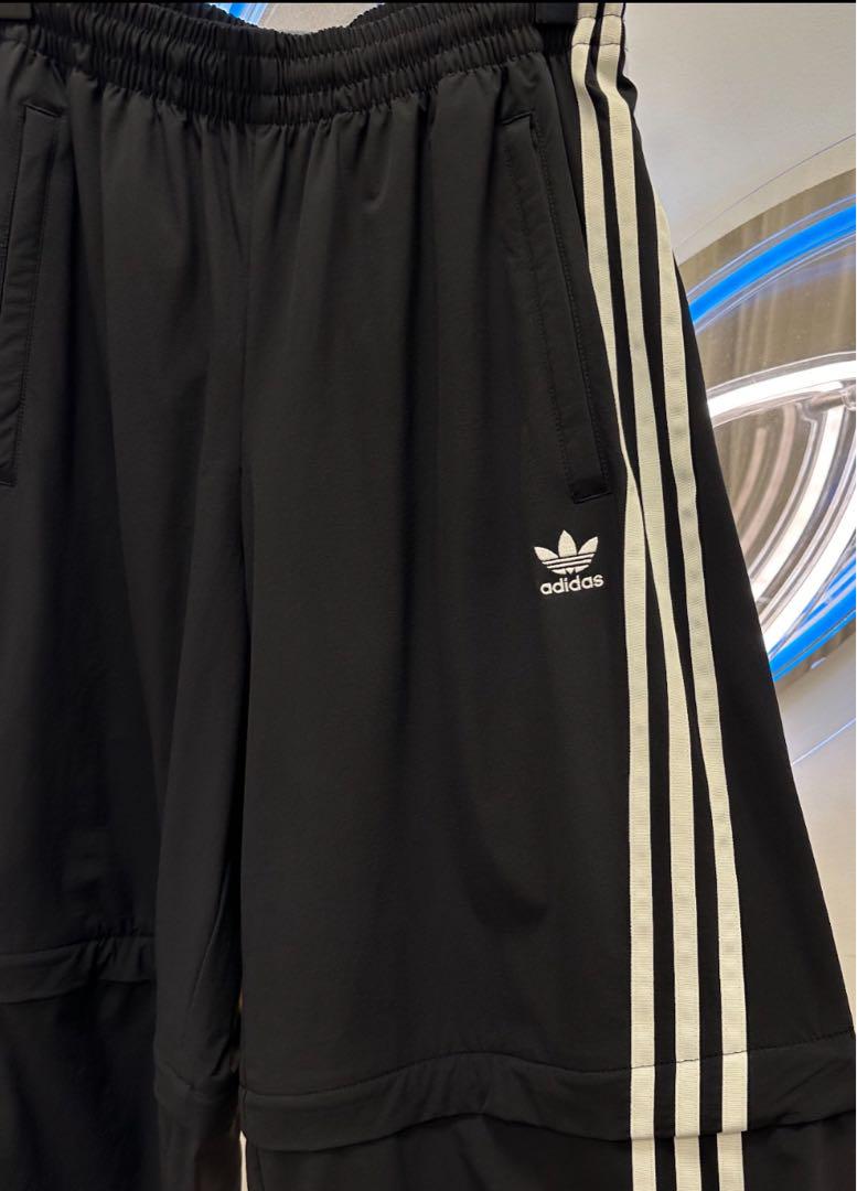 adidas オーバーサイズ トラックパンツ ブラックKA2760 Sサイズ