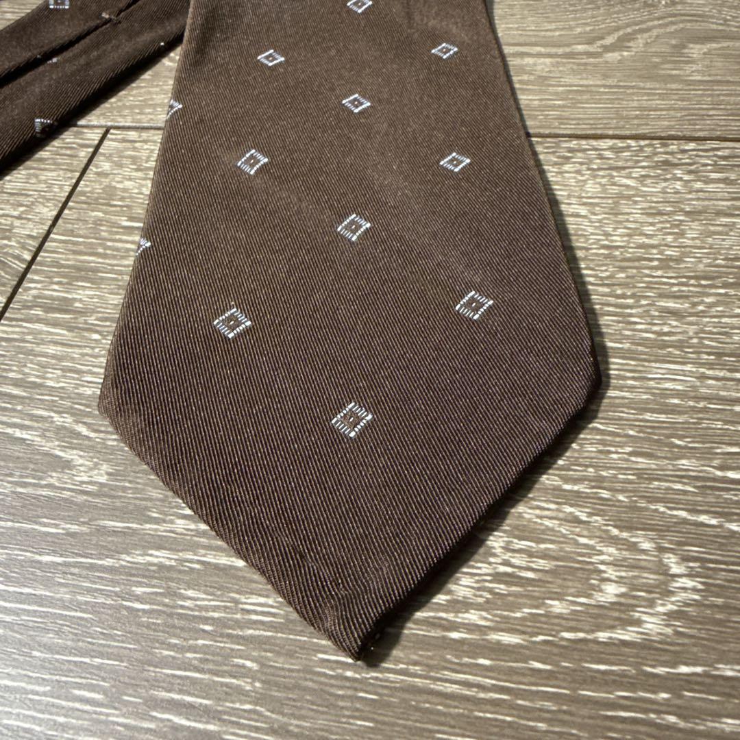 TIE YOUR TIE タイユアタイ ネクタイ セッテピエゲ ブラウン系 TIE YOUR TIE タイユアタイ ネクタイ セッテピエゲ ブラウン系