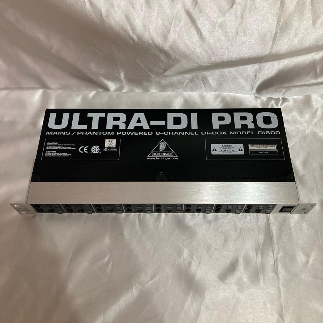 美品 ダイレクトボックス ベリンガー DI800 ULTRA PRO 8ch