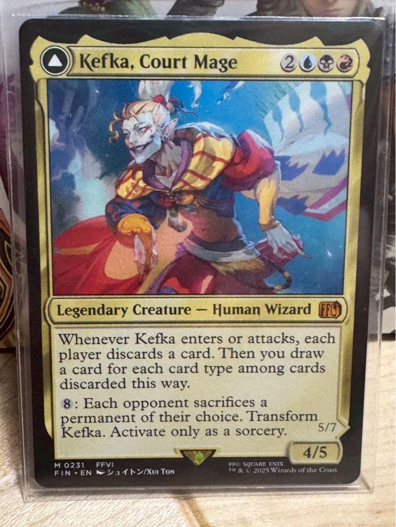 Mtg 人造魔導士、ケフカ/Kefka, Court Mage 英語版 人造魔導士、ケフカ/Kefka, Court Mage No.322 (全面アート版