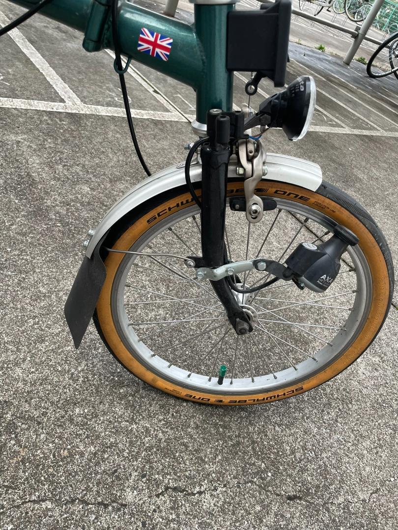 BROMPTON 折りたたみ自転車 16インチ 緑（台湾モデル）