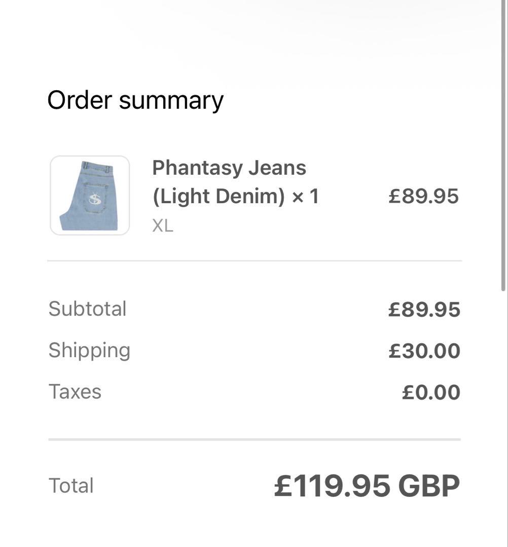 YARDSALE Phantasy Jeans Light Blue XL YARDSALE Phantasy Jeans Light Blue XL