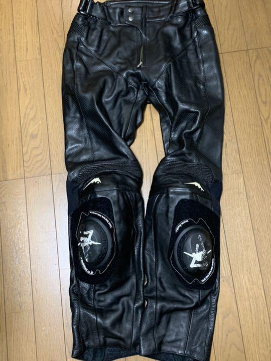 クシタニレザーファクトパンツサイズM cekxD-m61170950449 特価再入荷