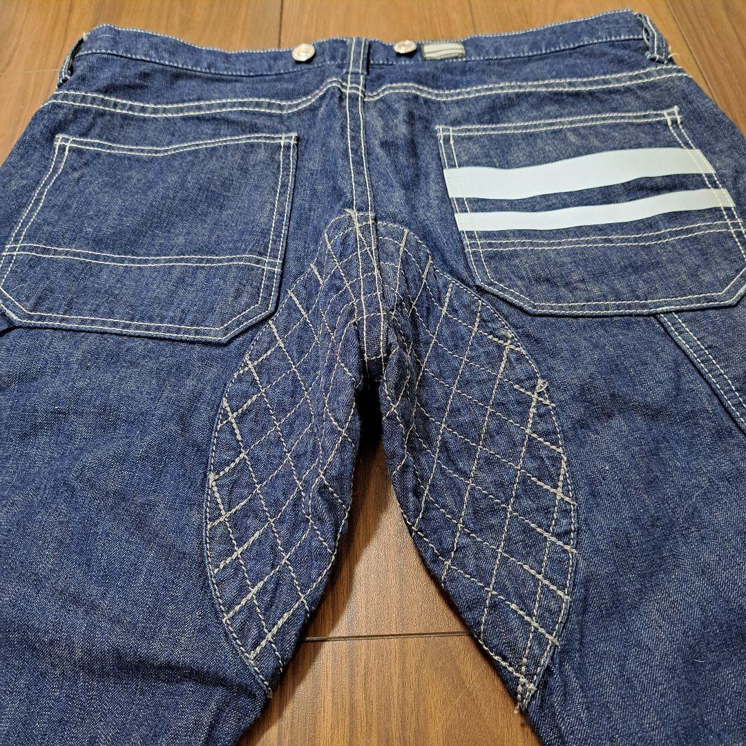 桃太郎ジーンズ　ダブルヒップクロップドワークパンツ　W32