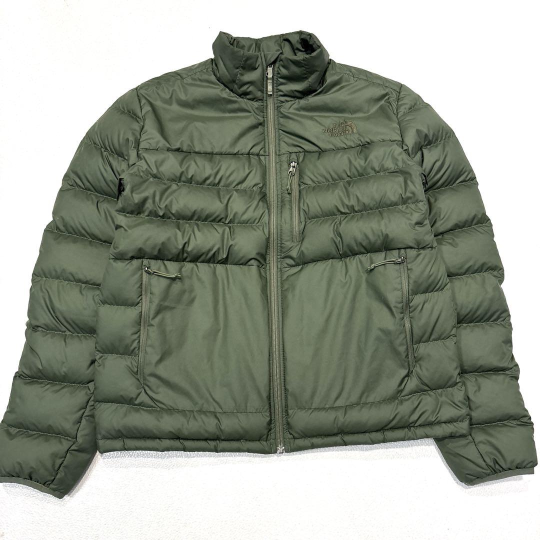 |M ノースフェイス アコンカグア2ダウンジャケット グリーン 550FPM・THE NORTH FACE