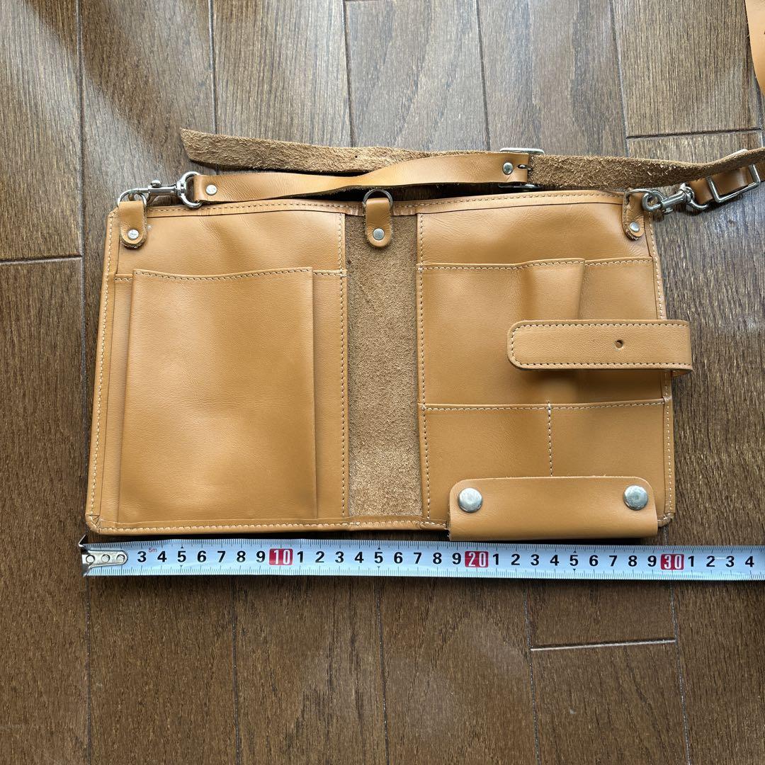 【値下げ】新品•未使用　本革　剪定鋏入、ショルダー