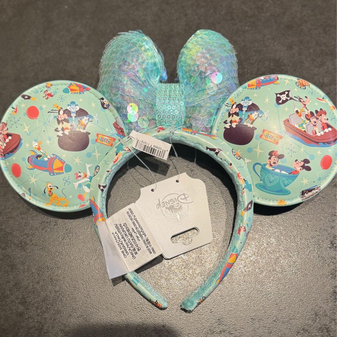 海外ディズニー　カチューシャ　プレイインザパーク　アトラクション　新品