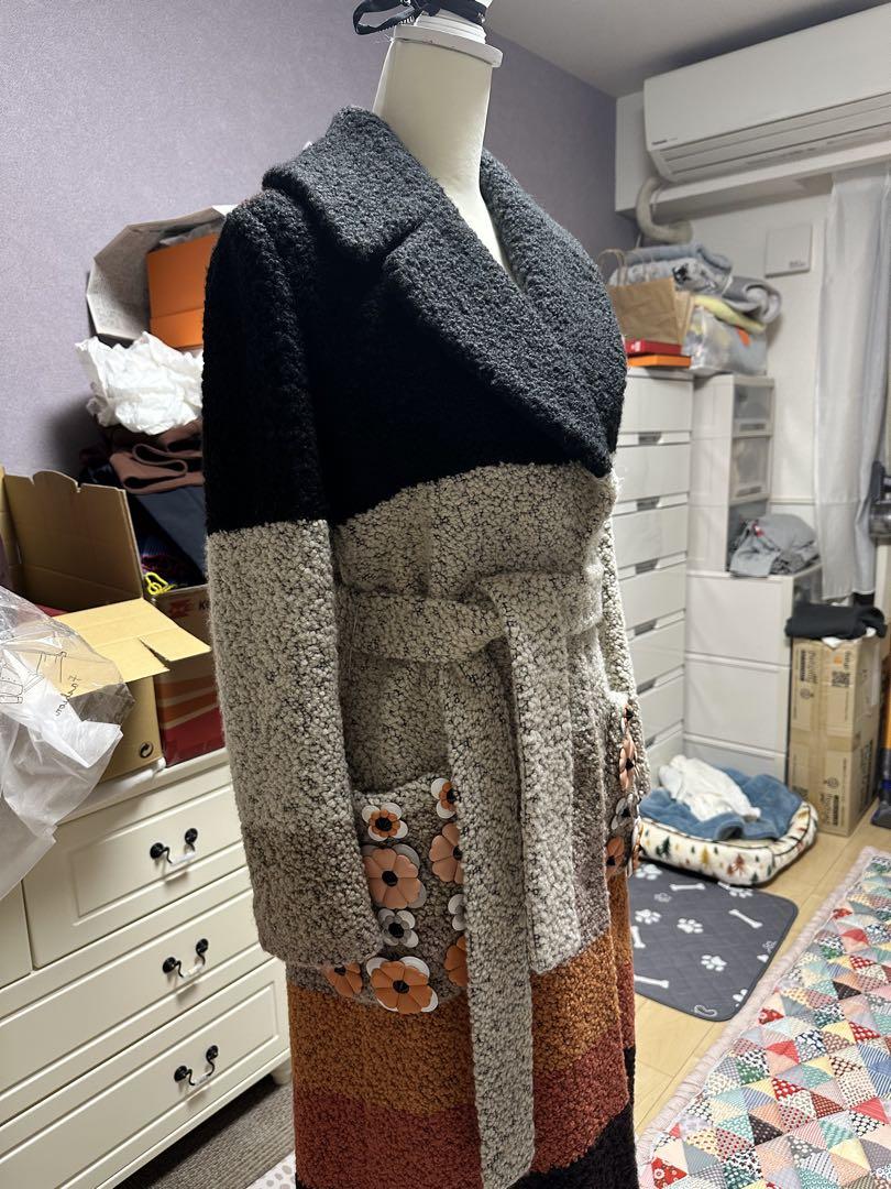 正品未使用FENDI ★ウール ＆アルパカ ロングコート