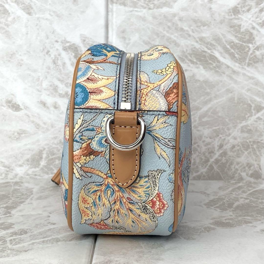 ETRO エトロ ブルー ボタニカル ショルダーバッグ