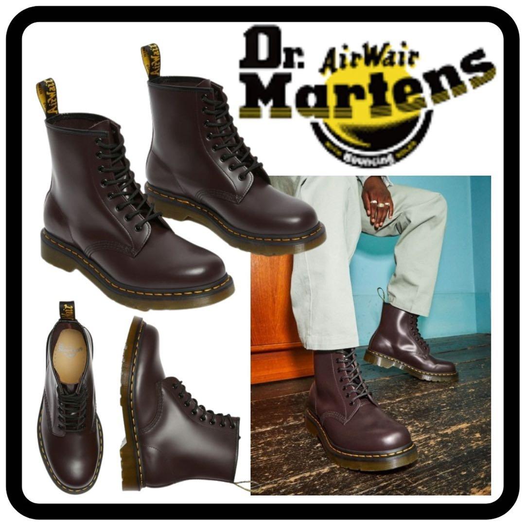廃盤色! 【Dr. Martens 】 バーガンディ レースアップブーツ