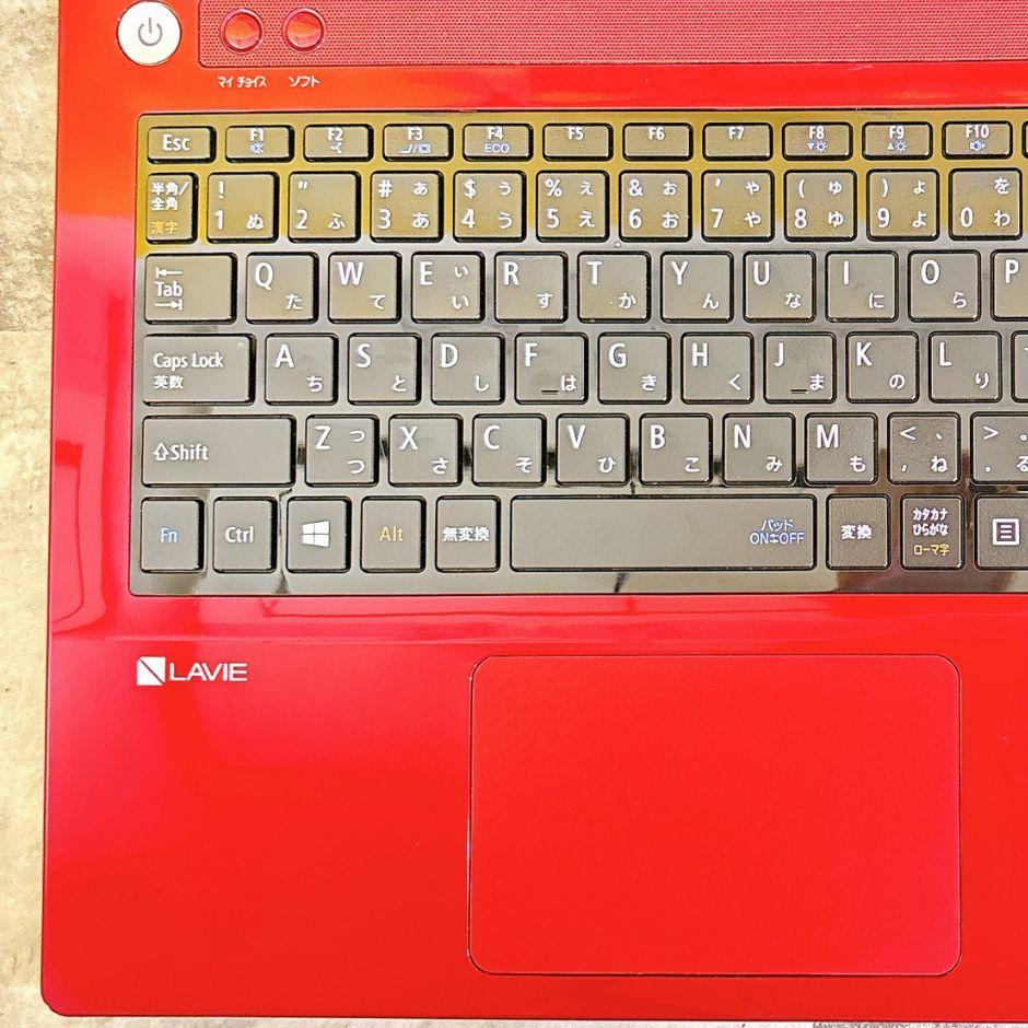 快適ノートパソコン✨可愛い赤❣Win11 SSD メモリ8G カメラ付き 薄型