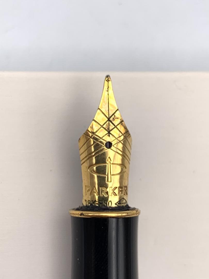 【中古品】PARKER SONET オリジナルレッドエルバン 18K-750