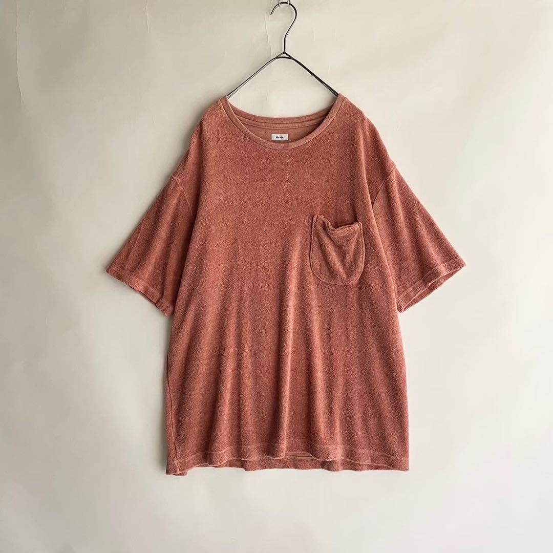 blurhms 日本製 Linen Pile Pocket Tee ピンク系 2 5,700円