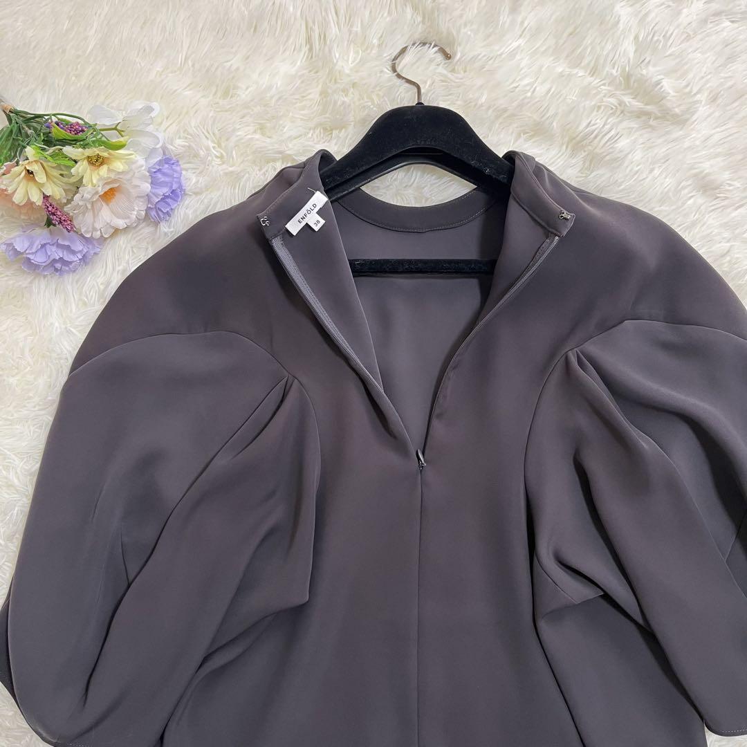 ENFOLDOソフト ダブル サテン SLEEVE PULLOVER 上下せット ENFOLDOソフト ダブル サテン SLEEVE PULLOVER 上下せット