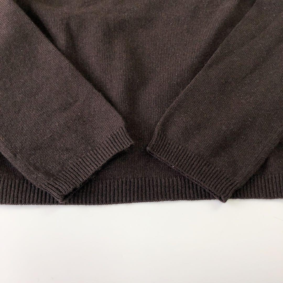 S MaxMara マックスマーラ　カシミヤ混　 長袖　ニット 茶色　M
