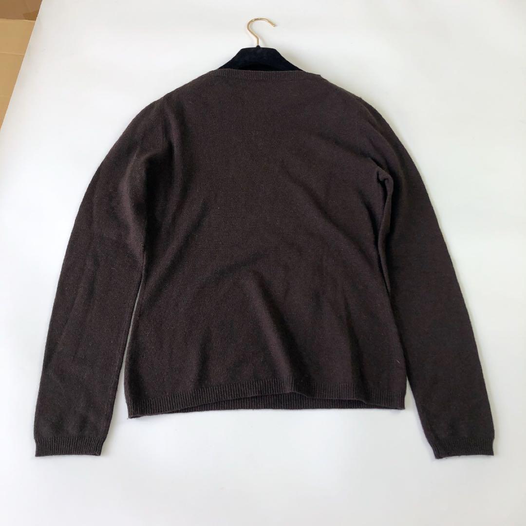 S MaxMara マックスマーラ　カシミヤ混　 長袖　ニット 茶色　M