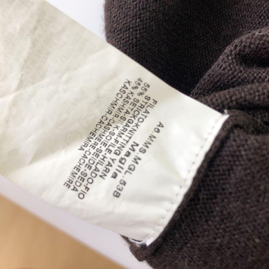 S MaxMara マックスマーラ　カシミヤ混　 長袖　ニット 茶色　M