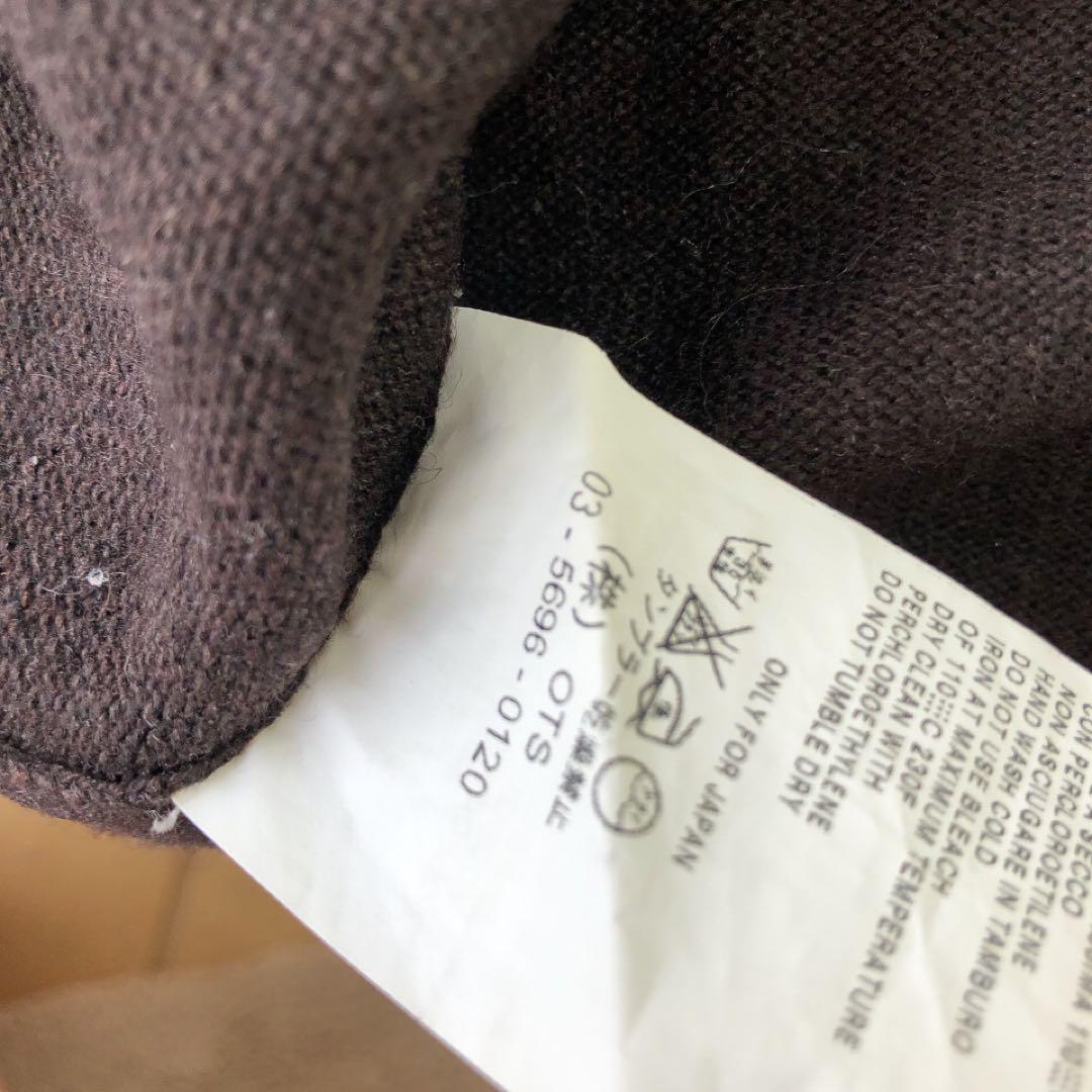 S MaxMara マックスマーラ　カシミヤ混　 長袖　ニット 茶色　M