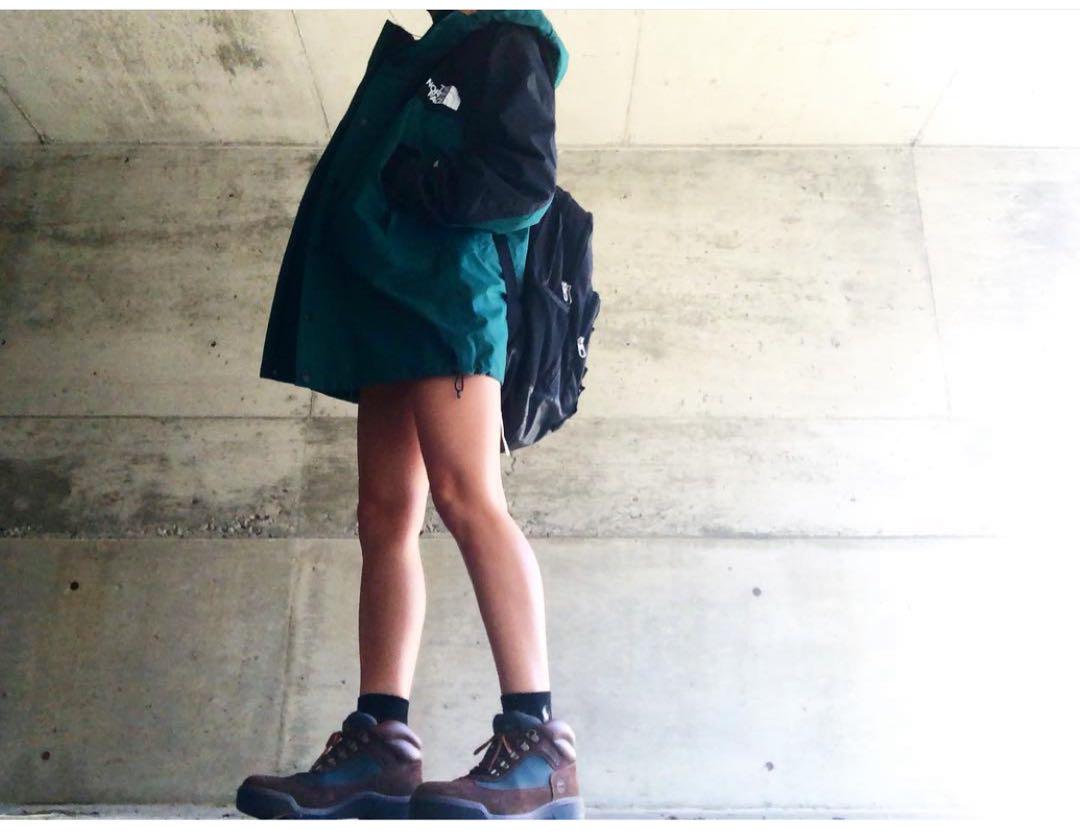 THE NORTH FACE マウンテンパーカー Sサイズ 緑/黒