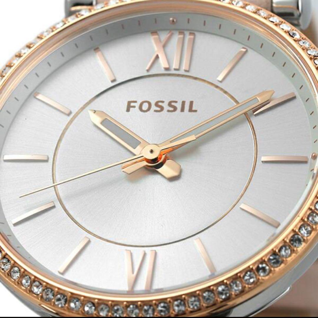 【未使用】FOSSIL ライトベージュ ストーンベゼルウォッチ 【未使用】FOSSIL ライトベージュ ストーンベゼルウォッチ