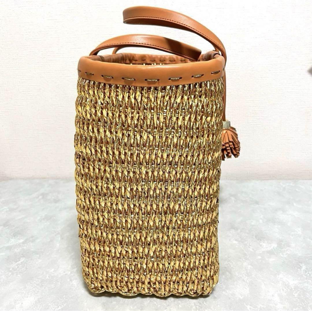 激レア✨新品・未使用❤️TORY BURCH☆トリーバーチ☆ゴールド☆かご☆トート