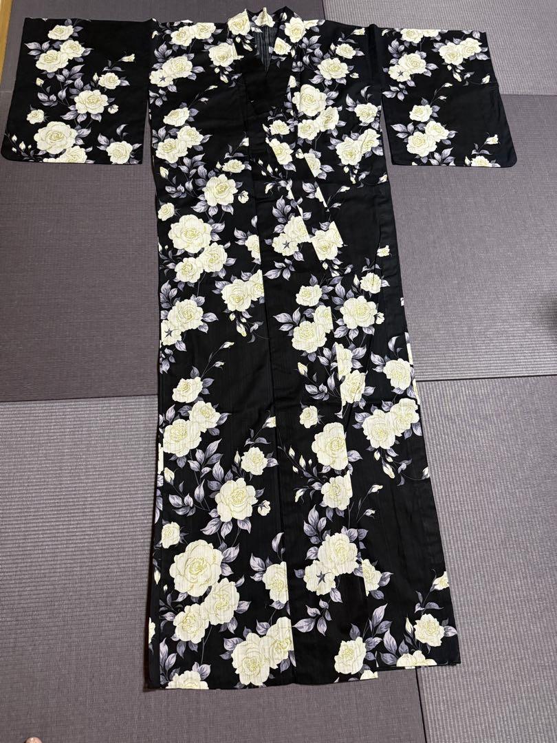 松田聖子 浴衣 黒 Mサイズ 帯無し