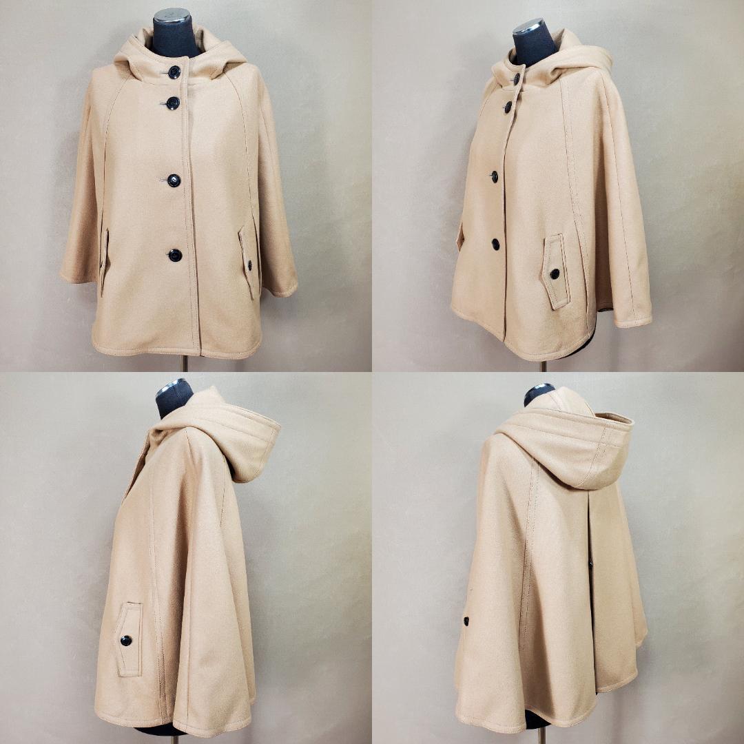 美品】トゥモローランド コレクション カシミア混 ケープ