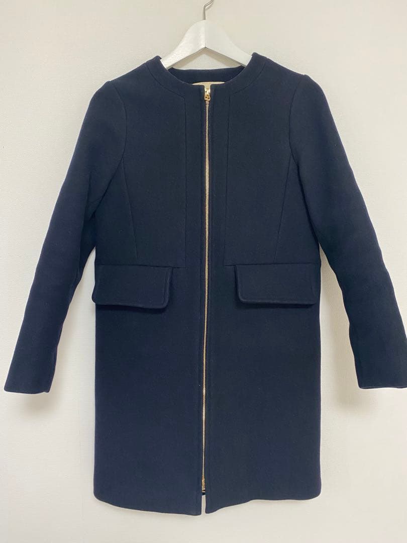IENAネイビー ウールコートM IENA