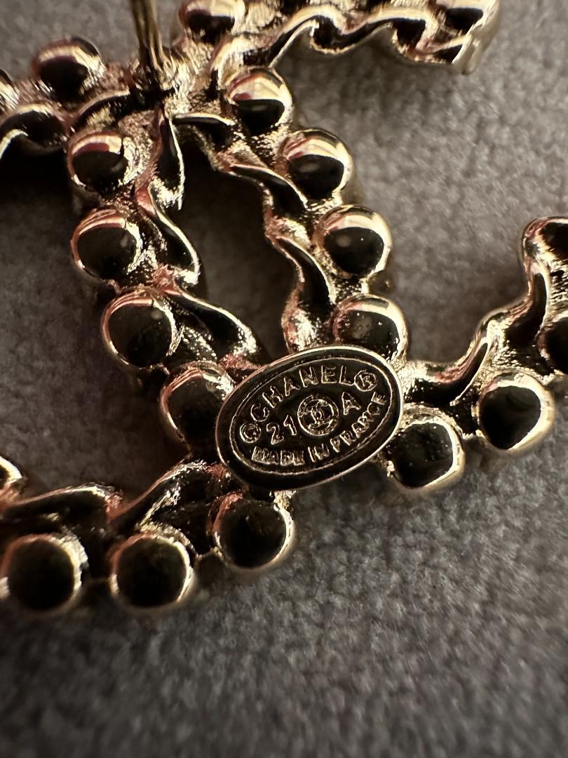 CHANELシルバー CCマーク ピアス
