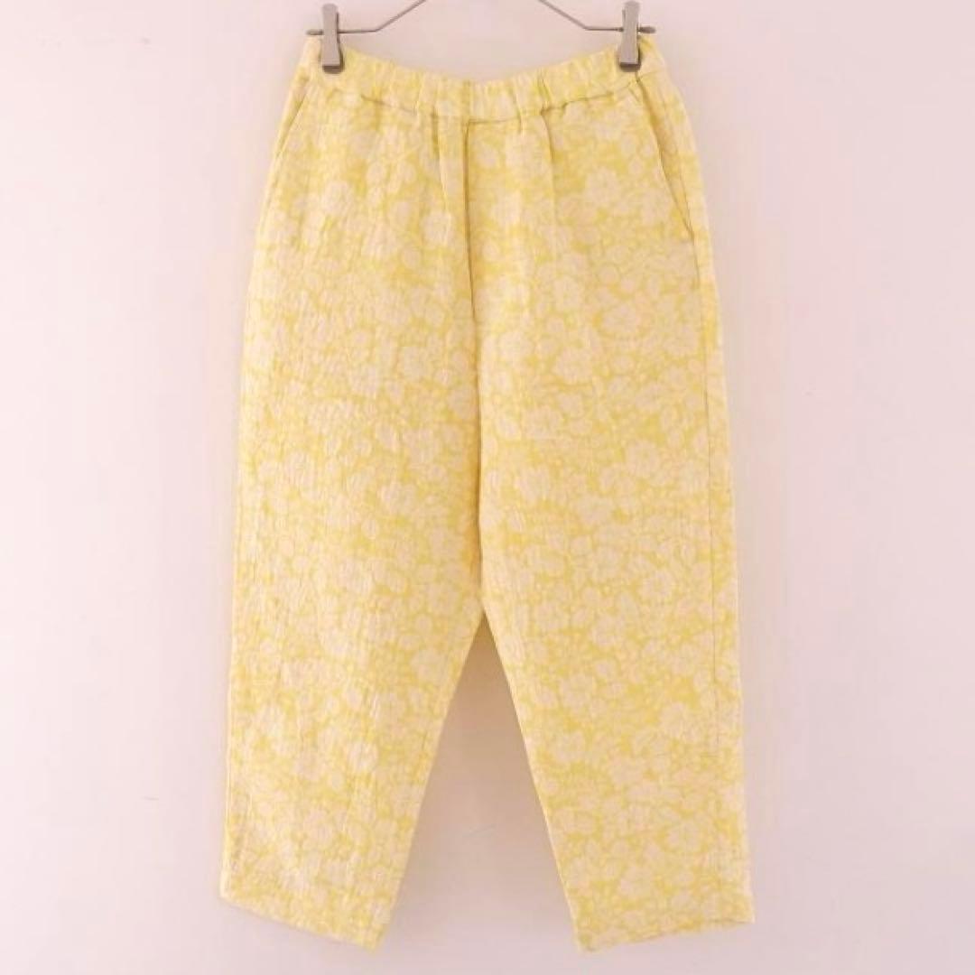 オールドマンズテーラー　ワイルドベリー　ジャガードパンツ　イエロー