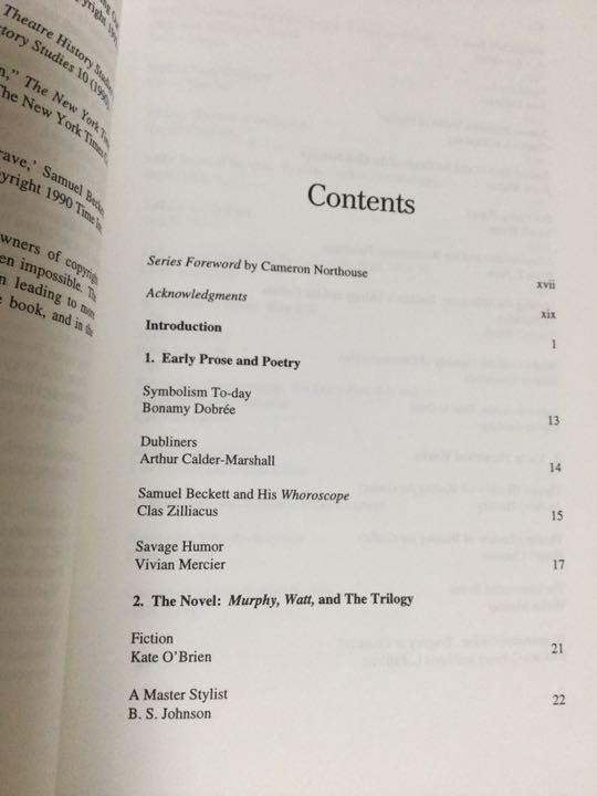 洋書 The Critical Response to Samuel Beckett