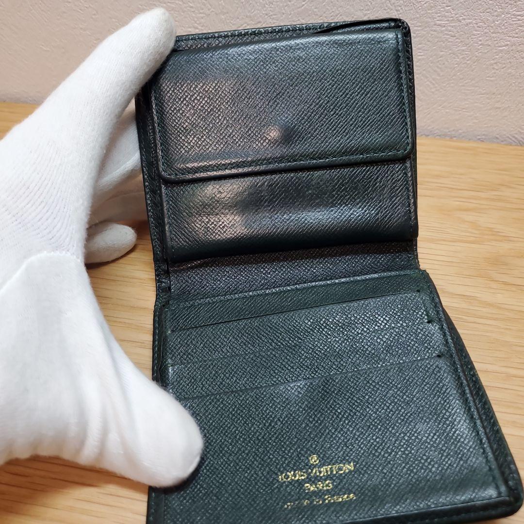 LouisVuitton ルイヴィトン 折り財布 グリーン タイガ M30484