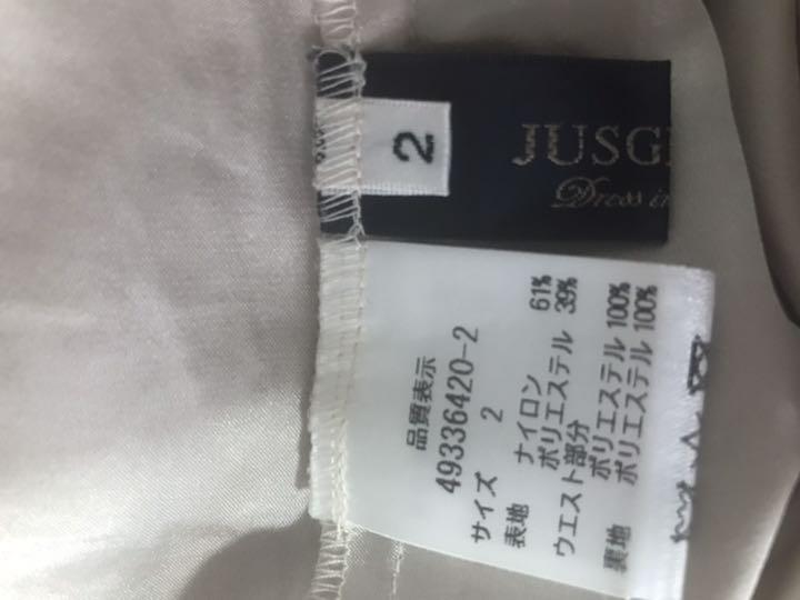 らくらくメ⓽ 美品 JUSGLITTYアシメフレアレーススカート LQRMX-m61184410376 ブランド