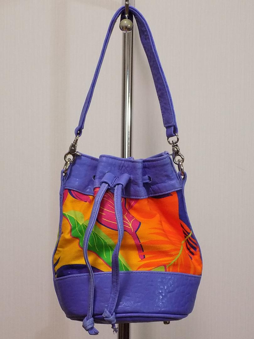 Bruce Glen Tiki Floral Print 巾着バッグ アメリカ製