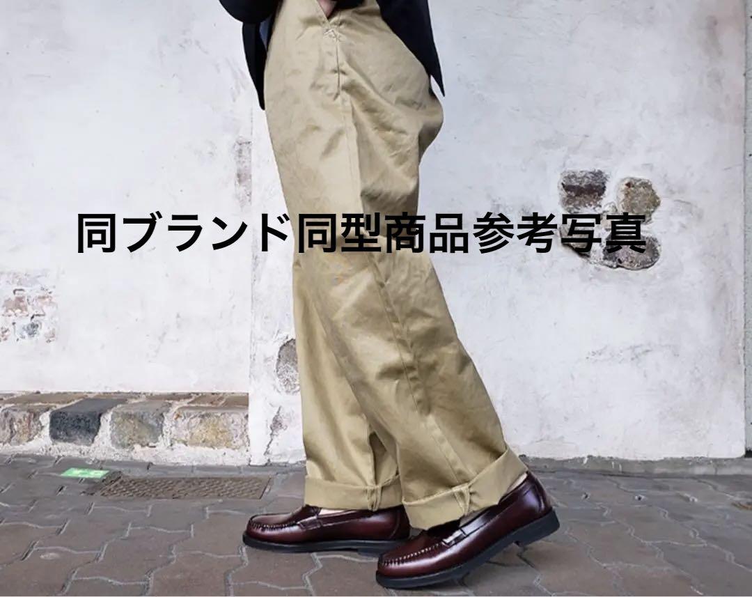 or slow vintage fit army trousers チノパン