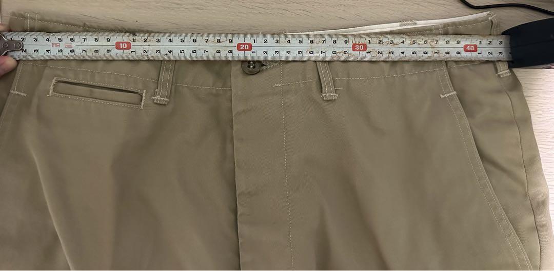 or slow vintage fit army trousers チノパン