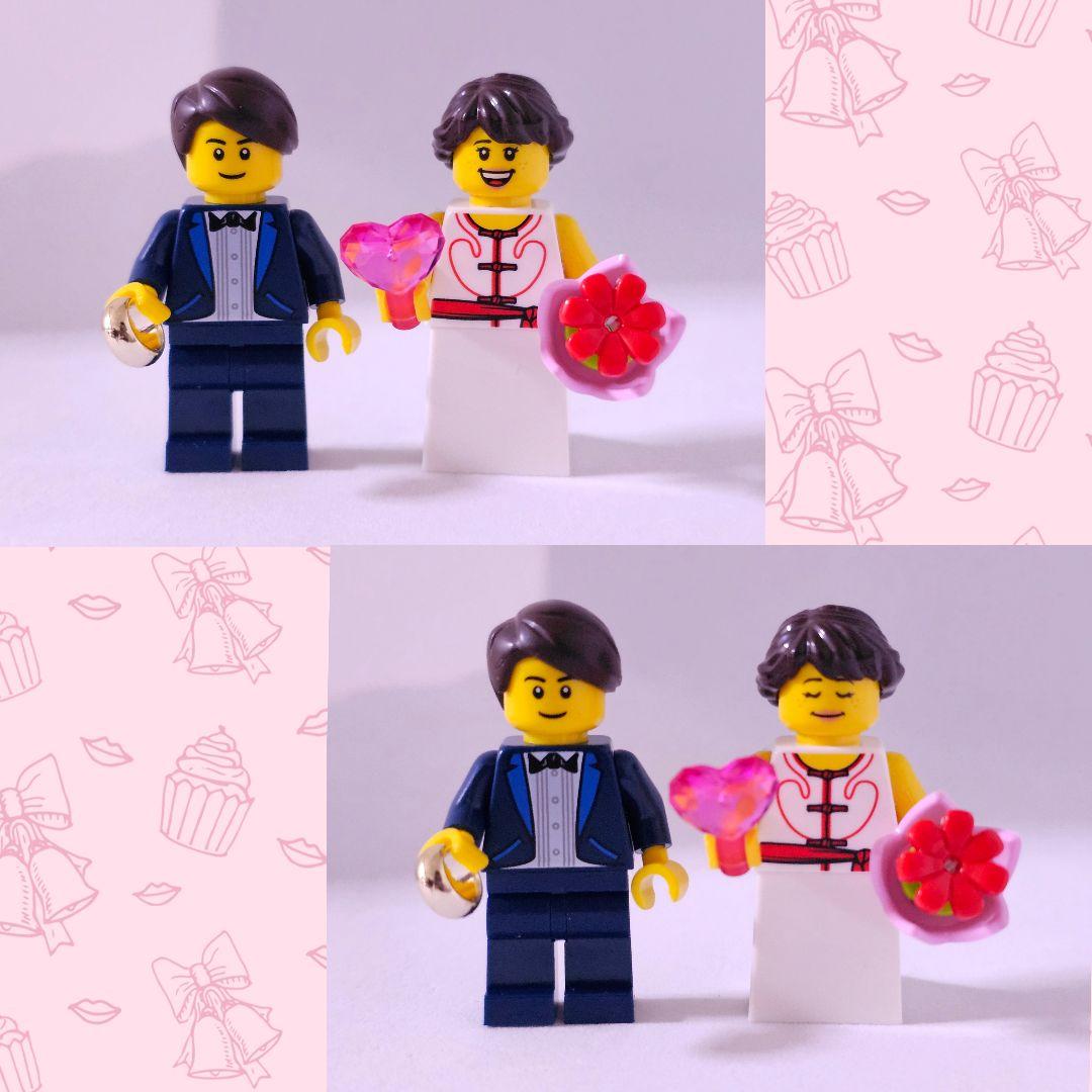 レゴ ♡ ウェディング 結婚証明書 リングピロー ウエディングスペースA-1