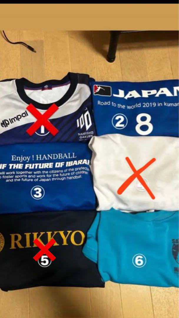 ハンドボールTシャツ バラ売り まとめ売り可