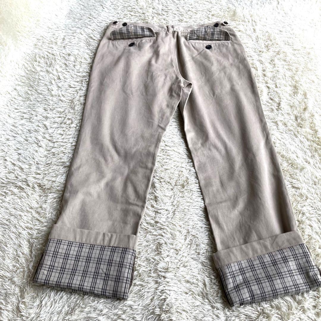 【✨美品】バーバリー ブラックレーベルチノパン ノバチェック 82