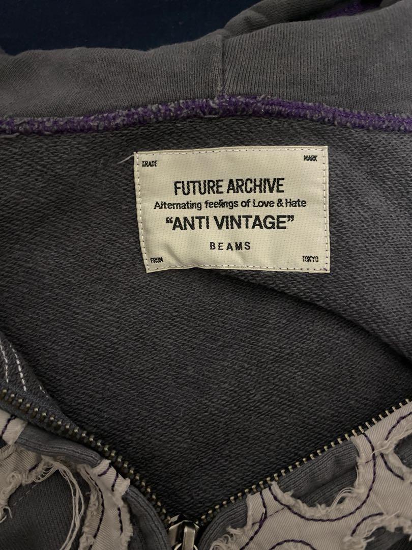 De-void×FUTURE ARCHIVE ZIP HOODIE