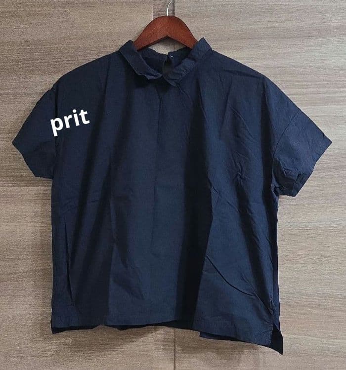 prit プリット異素材 半袖 プルオーバー