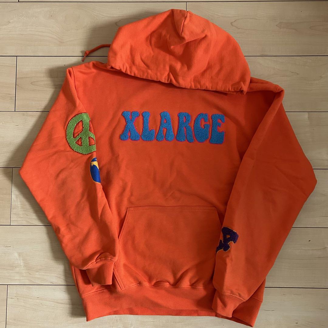 大人気 XLARGE Don't Front Flower フード付きパーカー