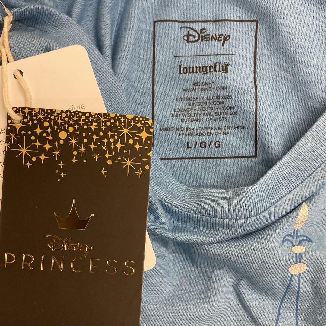 loungefly Disney 75周年 シンデレラ Tシャツ L シンデレラ 75周年 半袖 Tシャツ ラウンジフライ ディズニー