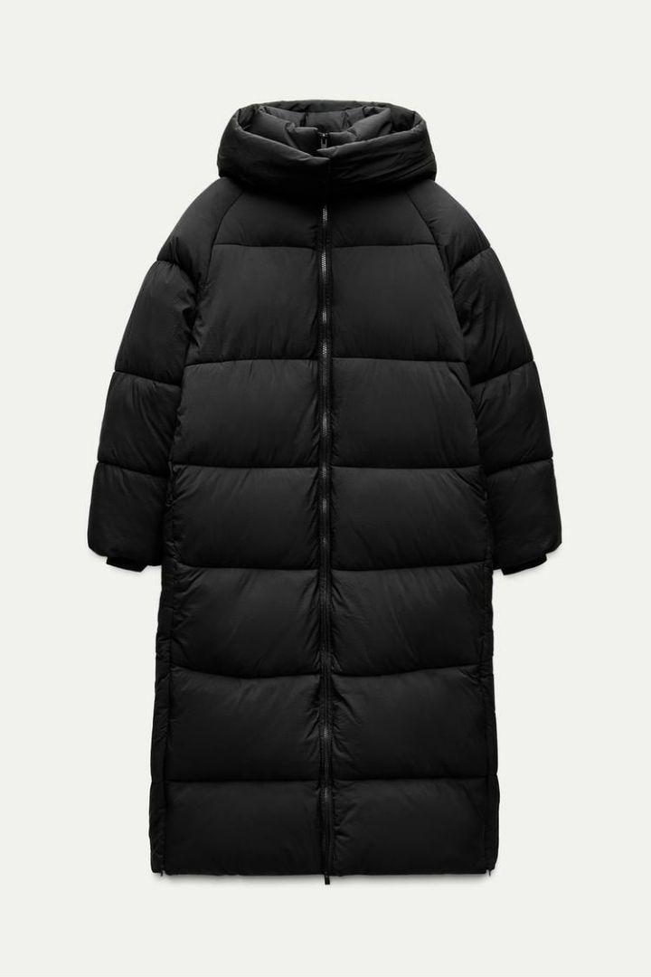 WATER AND WIND PROTECTION LONG ANORAK - Black | ZARA United