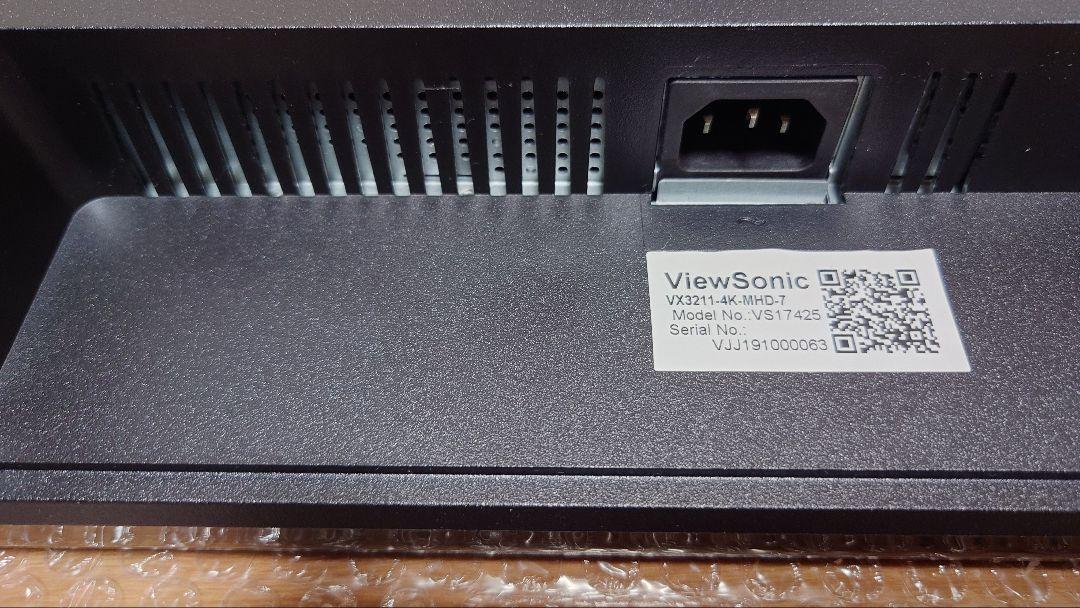 ViewSonic VX3211-4K-MHD 31.5インチ